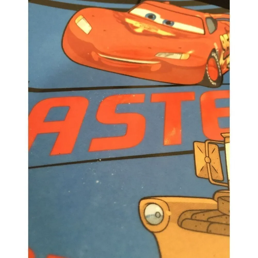 Disney PIXAR Cars Lightning McQueen & Tow Mater Ceramic Dinnerware Plate
